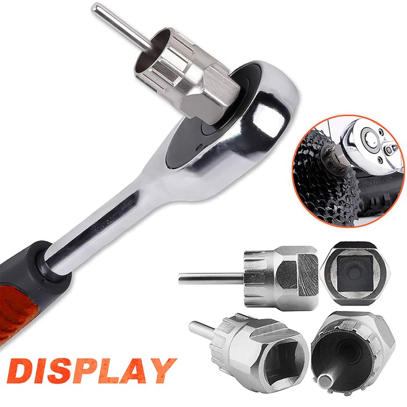ZAWTR Bike Cassette Removal Tool, 1 Pcs Chain Whip and