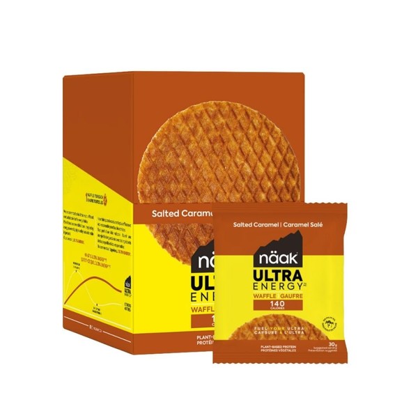 NAAK Näak Energy Waffles, Pack of 12 | Vegan, GMO