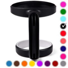 30 oz Tumbler Handle (BLACK) by STRATA CUPS - Available For 30oz YETI Tumbler, OZARK TRAIL Tumbler, Rambler Tumbler- BPA FREE