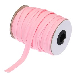 sourcing map Piping Cord Trim 30 Yards 1/2 Inch Piping Tape for Sewing DIY Crafting Fabric Edge Trim Pink