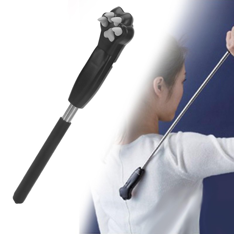 Socobeta Cute Cat Claw Back Scratchers, Portable Adjustable Extendable Stainless