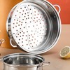 Steam Pot Multipurpose Steaming Pot Thick Stainless Steel Large Capacity