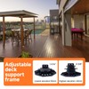 YMSZGBZG 12PACK Adjustable Deck Support Pedestal, 1-3/16'' to 2-3/4'' Height,
