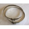 VABINK 10-Inch Stainless Steel Duct Clamps Hose Clips (2-Pack) with