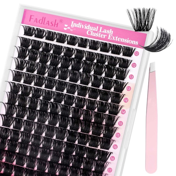 FADLASH Cluster Lashes Kit 200D DIY Volume Lash Cluster Kit