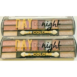 L.A COLORS Day To Night 12 Color Eyeshadow - Dawn BUNDLE OF 2