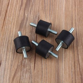 Hilitand Shock Absorber, 4Pcs M10 40*30MM Anti Vibration Rubber Mount for Air Compressor Pump Metal Bonded Rubber Part