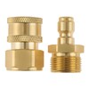 Hicello M22 Thread Cleaning Machine, High Pressure Washer Gun Adapter,