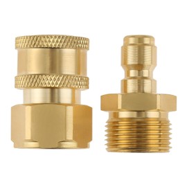 Hicello M22 Thread Cleaning Machine, High Pressure Washer Gun Adapter, Quick Connector, Copper Adapter, Tube Hose, One-Touch Coupler, Fitting Component Adapter, M22 Screw Washer, For Cleaning Work