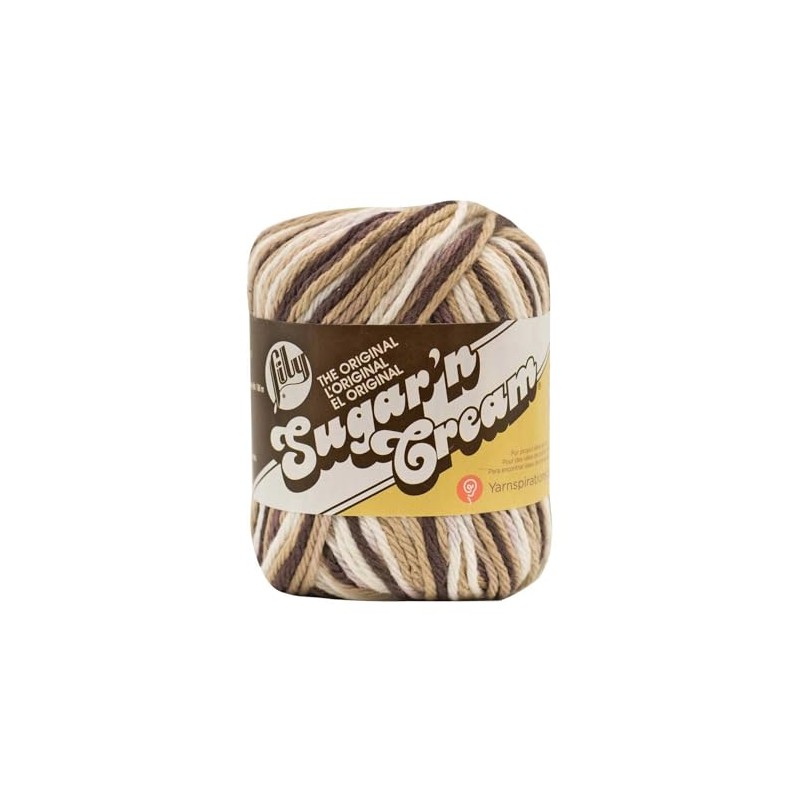 Sugar'N Cream Yarn - Ombres-Chocolate