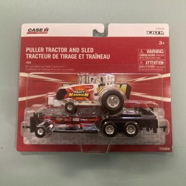 Ertl 1/64 Case IH Puller Tractor And Sled