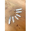 Gorokuro 925 Silver Feather SV Feather Top Silver Pendant 1