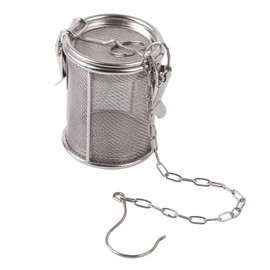 Tea Strainer Stainless Steel, Haofy Tea Filter for Loose Tea, Tea Infuser for Teapot/Cup, Soup Separation for Loose Leaf Tea Coffee Spices, with Chain and Hook (8 x 10 cm)