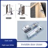 Automatic Hydraulic Door Closer, Adjustable Soft Close Buffer with Aluminum