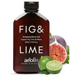 Gel de ducha hidratante AEOLIS con jazmín y aloe vera natural, extracto de aceite de oliva totalmente natural