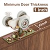 Lashow Pocket Door Rollers Connection Plate, Sliding RV Door Hardware,Color