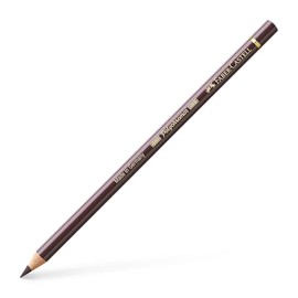 Faber-Castell Polychromos colour pencil 6pcs Box, 177 walnut brown,Water-resistant and smudge-proof,Thick 3.8 mm lead