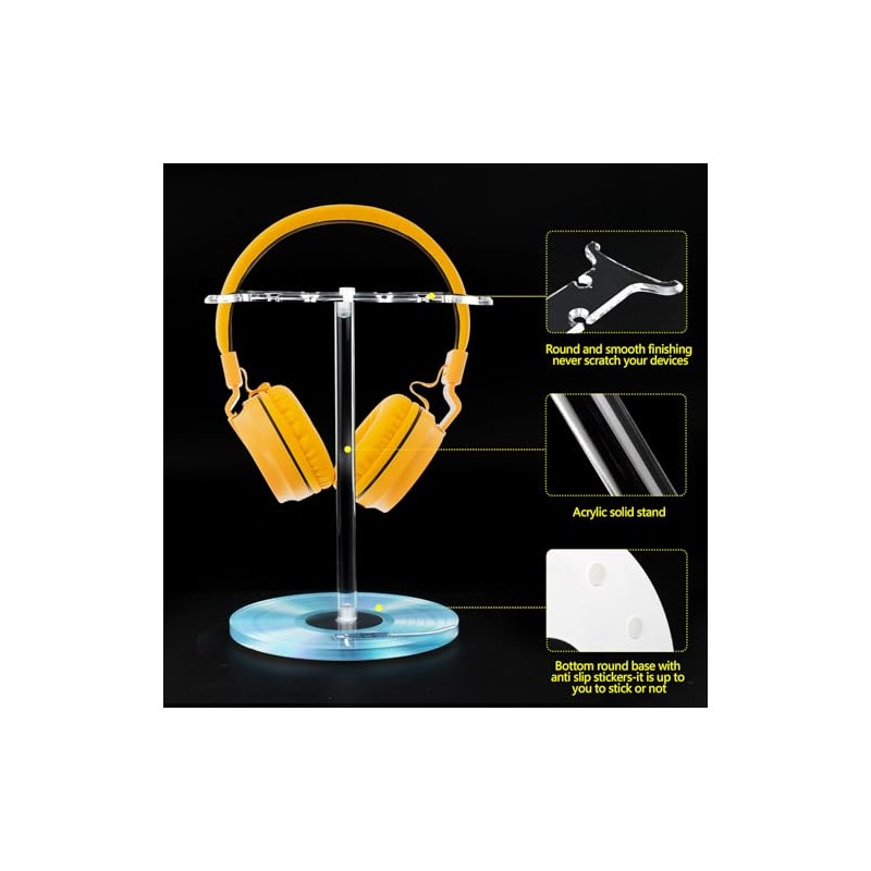 Soporte para auriculares dual (grabación azul/LP)