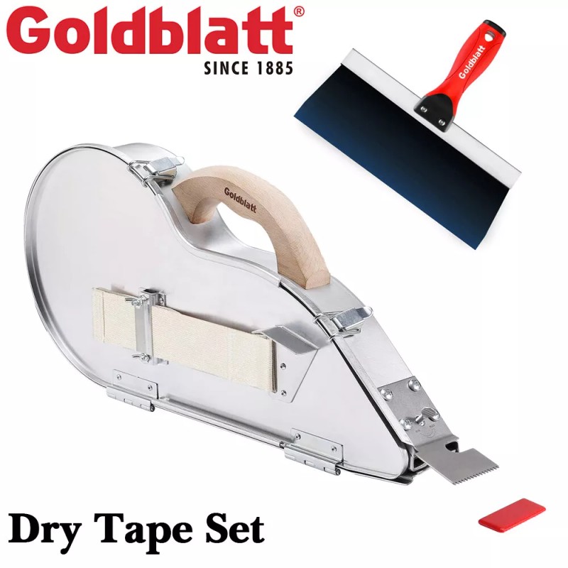 Goldblatt Banjo-Dry Tape Sets Drywall Taping Tools w/10" Blue Steel
