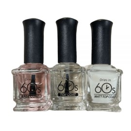 With Shan Manicure Nail Art 60 Second Dry Basic 3 Piece Set Base Coat + Top Coat + Matte Top Coat / 위드샨 매니큐어 네일아트 60초 건조 베이직 3종 세트 베이스코트+탑코트+매트탑코트