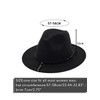 【2 Pack】 Fedora Hats for Women Fashionable Classic Wide Brim