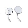 4in. Round Mirror - Right, Manufacturer: Bikers Choice, 4" ROUND