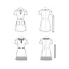 Know Me Misses' Short Sleeve Dresses Sewing Pattern Kit, Design