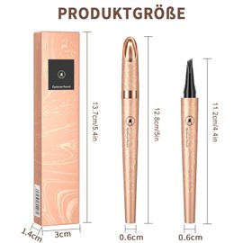 Eyebrow Pencil, Waterproof Eyebrow Pencil, Sweatproof Eyebrow Pencil, Smudge-proof Long-Lasting Eyebrow Pencil, Eyebrow Pencil, Natural Eyebrow Pencil