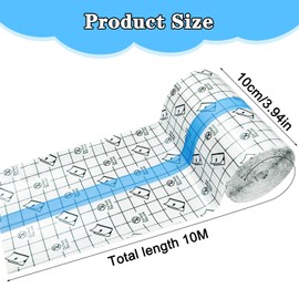 10 cm x 10 m Tattoo Films Skin, Waterproof Plaster, Transparent Tattoo Film, Healing, Plaster Waterproof for Intubation Fixation, Plaster Fixation, Bed Surface Prevention, etc