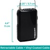 Buggygear Stroller Lock - Anti-Theft Retractable Combination Chain Cable Locks,