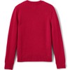 Lands' End Uniform Cotton Modal Button Front Cardigan Red Kids