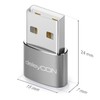 deleyCON USB C to USB Adapter [Pack of 3] C