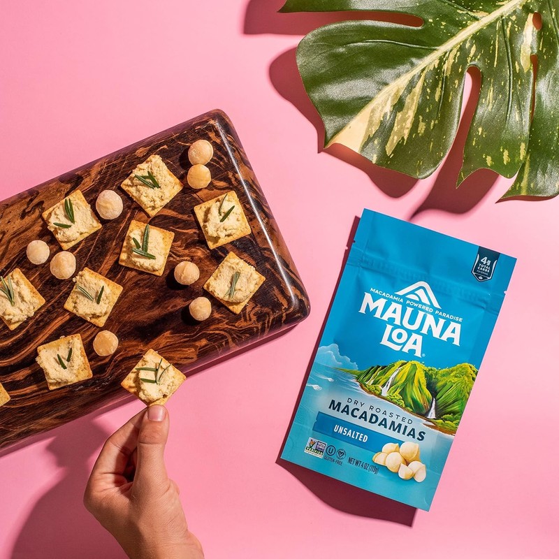 Mauna Loa Premium Hawaiian Roasted Macadamia Nuts, Unsalted Flavor 4