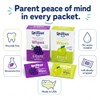 ToothWipes, TP50 tripack, 40 Apple, 20 Grape, 60-Wipes