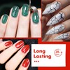 MSRUIOO 12 Pcs Crackle Gel Crackle Polish, Crackle Effect Patterned