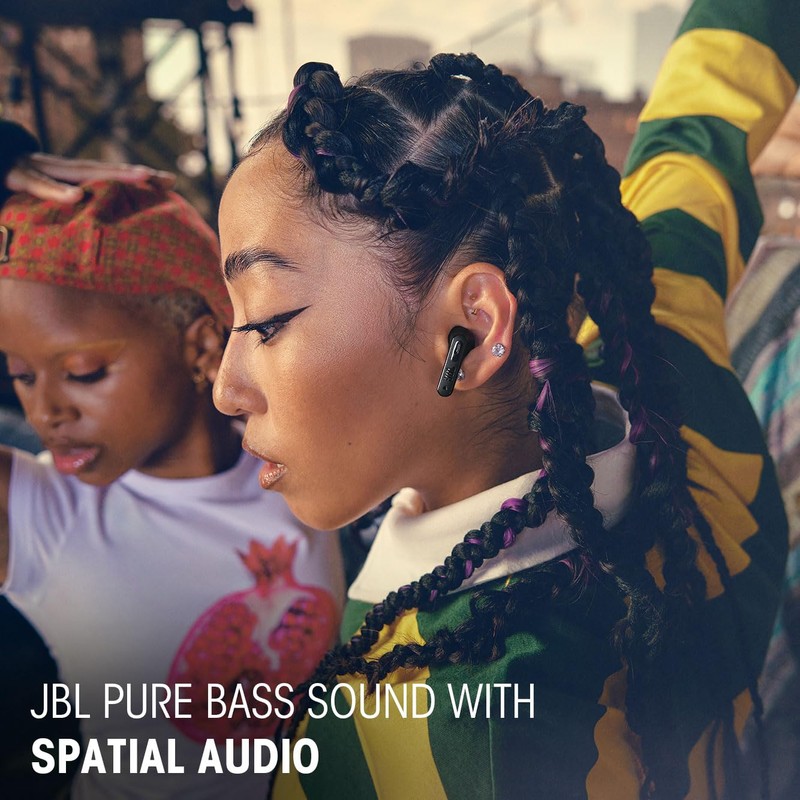 JBL Tune Flex Ghost 2 Wireless Bluetooth In-Ear Earphones with