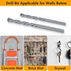 KURUI Wall Anchors and Screws Assortment Kit With Concrete Drill