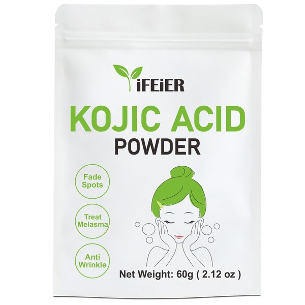 iFEiER iFEiER Pure Kojic Acid Powder 60g(2.12oz) for Skincare Products