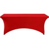 6ft Stretch Spandex Table Cloth for Standard Folding Tables -
