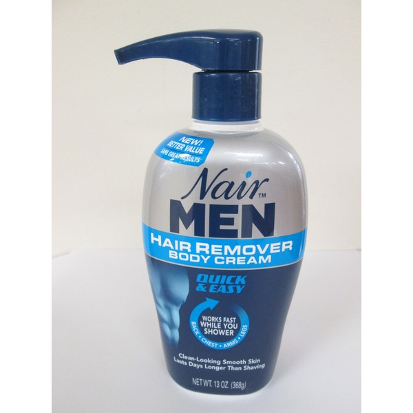 Nair For Men Hair Removal Body Cream 13 oz (Pack of 5)