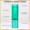 FOREVER GEM Portable Blender- 15oz- USB Rechareable- Personal Juicer Cup-6Blades