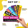 New Driver Magnet for Car - Funny Pink 5-Pack Please