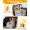 Ishineon Car Seat Booster for Dog: High-Support Memory Foam Pet