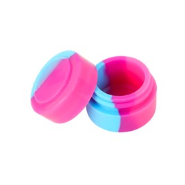 2ML 100pcs Silicone Containers Non-Stick Containers Multi Use Storage Jars Assorted Colors