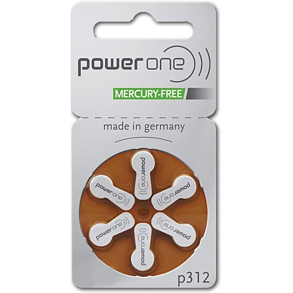 Hearing Aid Size 312, 4 Pack (60 Batteries)