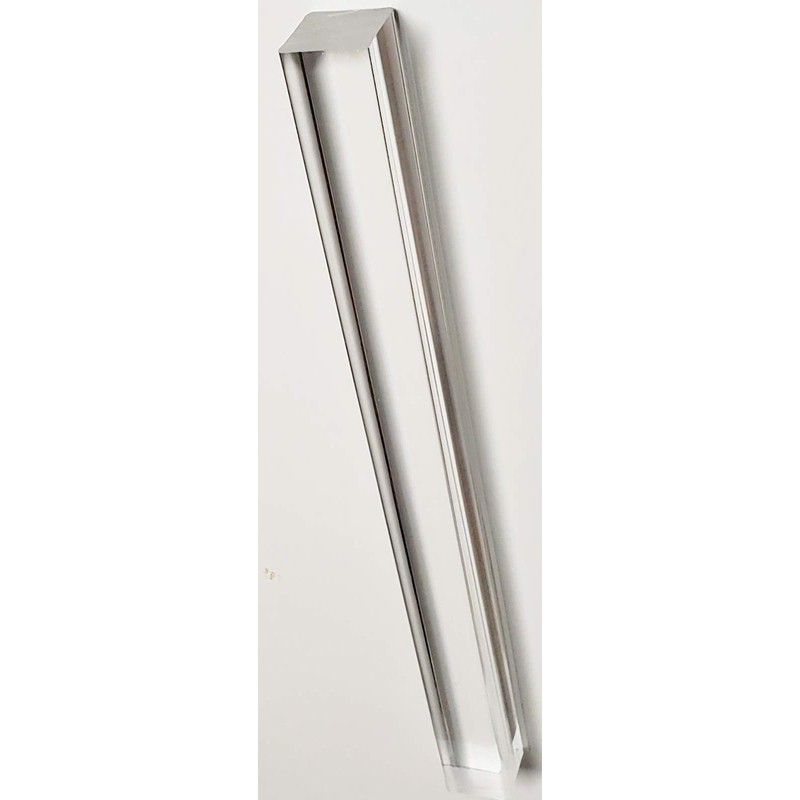 1" x 1" x 36" Long Square Clear Extruded Acrylic