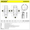 RIDEX Wheel Bearing Kit 654W0478 Rear Outer Diameter: 72, 62