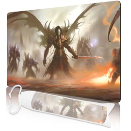 MTG Playmat, Playmats for MTG TCG 24" x 14" Play Mat with Free Storage Bag for Cards Game Play Waterproof and Non-Slip Gaming Playmat