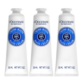 L'Occitane Shea Butter Hand Cream 30g 3 packs Nourishes dry and rough hands Protects skin without stickiness / 록시땅 시어 버터 핸드 크림 30g 3개 건조한 거친손 영양 공급 끈적임 없이 피부 보호