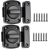 Emapoy 2 Pack Gate Latch Slide Bolt Latches Lock, Hook